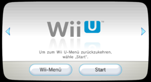 Zurück zum Wii U-Menü
