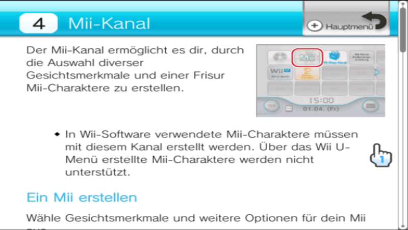 Datei:Elektronische Bedienungsanleitung des Wii-Menüs - Mii-Kanal.png