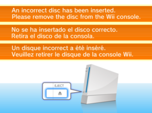 Wii Startup Disc - Incorrect Disc.png