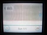 Das Systemmenü einer Prelaunch-Wii[3]